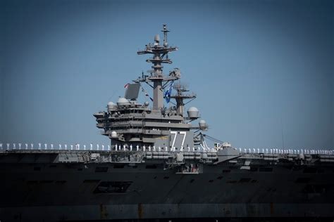 The USS George H.W. Bush is equipped with advanced radar systems